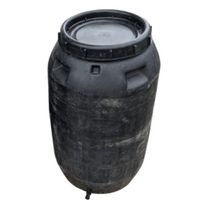 Black Rain Barrel